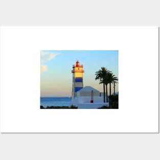 Cascais lighthouse Posters and Art